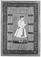 "Portrait of Zamana Beg, Mahabat Khan", Folio from the Shah Jahan Album, Painting by Manohar (active ca. 1582–1624), Ink, opaque watercolor, and gold on paper
