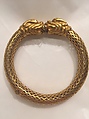 Bracelet (Kada), One of a Pair, Gold