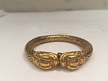 Bracelet (Kada), One of a Pair, Gold