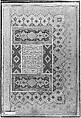 Rosette Bearing the Name and Title of Emperor Aurangzeb (Recto), from the Shah Jahan Album, Mir 'Ali Haravi (died ca. 1550), Ink, opaque watercolor, and gold on paper