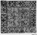 Joined Carpet Fragments, Wool (warp, weft and pile); single-warp (Spanish) knotted pile