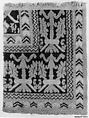 Carpet Fragment, Wool (warp, weft and pile); single-warp (Spanish) knotted pile