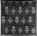 Floral Brocade, Silk, metal wrapped thread; lampas