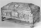 Morgan Casket, Ivory; carved