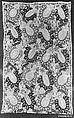 Hanging, Linen; embroidered in silk