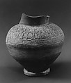 Jar, Earthenware; unglazed, molded