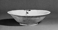 Bowl, Earthenware; painted in color on opaque white (tin) glaze