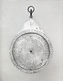 Planispheric Astrolabe, Muhammad Zaman al-Munajjim al-Asturlabi (Iranian, active 1643–1689), Brass and steel; cast and hammered, pierced and engraved