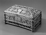 Morgan Casket, Ivory; carved