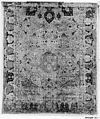 Carpet, Cotton (warp and weft), wool (pile); asymmetrically knotted pile