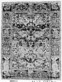 Pictorial Carpet, Silk (warp, weft, and pile), metal wrapped thread; asymmetrically knotted pile, brocaded