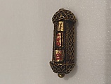 Amulet Case, Gold; filigree