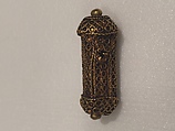 Amulet Case, Gold; filigree
