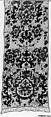 Fragment of a Hanging, Linen, silk; embroidered