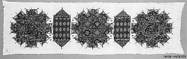 Hanging (Arid), Linen, silk; plain weave, embroidered
