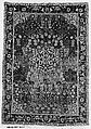 Vase Carpet, Cotton (warp), silk (weft), wool (weft and pile); asymmetrically knotted pile