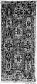 Carpet with Geometricized Floral Design, Wool (warp, weft, and pile); symmetrically knotted pile