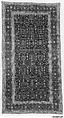 Millefleur Carpet with a Flower-and-Trellis Pattern, Cotton (warp and weft), wool (pile); asymmetrically knotted pile