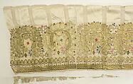 Wedding ensemble, silk, wool