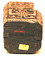 Chess Piece, King, Jet; carved