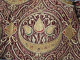 Kaftan, Silk, metal wrapped thread; embroidered, ikat weave lining