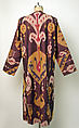 Kaftan, Silk. cotton; ikat woven