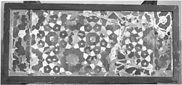 Tile Panel, Mosaic tiles; glazed