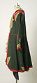 Ensemble, wool, silk, metallic embroidery, linen