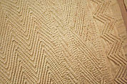 Quilted Coat with Long Sleeves, Silk and cotton; satin weave; plain weave; quilted