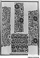 Textile Fragment, Linen, silk; plain weave, embroidered