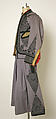Men's Ensemble (Jacket, Vest, Trousers), Wool, silk, and metal wrapped thread