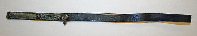 Military Uniform, Wool, cotton, metal wrapped thread, silver, leather, fur, and metal