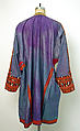 Wedding Shirt, Silk, cotton, metal wrapped thread; embroidered
