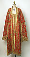 Uçetek Entari or Three-Skirt Robe, Woolen twill, padded with woolen fibers, embroidered with silk, metal thread, and metallic sequins