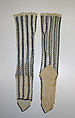 Stockings, Cotton; crocheted