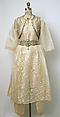 Ensemble, Wool, silk, metal, leather; embroidered