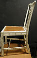 Chair (One of Set of Four), Fruitwood, ivory, and cane