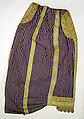 Shalvar, Cotton, metal wrapped thread, paper