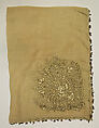 Wedding ensemble, silk, cotton, metallic thread