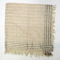 Wedding ensemble, silk, cotton, metallic thread