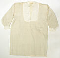 Ensemble, wool, silk, cotton, leather, metal