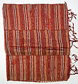 Ensemble, wool, silk, cotton, leather, metal