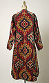 Coat, Silk; ikat woven