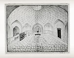 Interior of the Hammam at the Red Fort, Delhi, Furnished According to English Taste, Opaque watercolor on paper