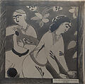 Tile, Stonepaste; glazed