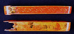 Lacquered Pen Box  (Qalamdan), Manohar (active ca. 1582–1624), Papier-maché; painted, gilded, and lacquered