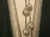 Robe, Wool, metal wrapped thread; embroidered