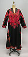 Women's Dress with Embroidery from Saraqib, Cotton, silk; embroidered