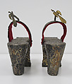 Hammam Shoes, Metal, wood, synthetic