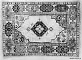 Carpet, Wool (warp, weft and pile); symmetrically knotted pile